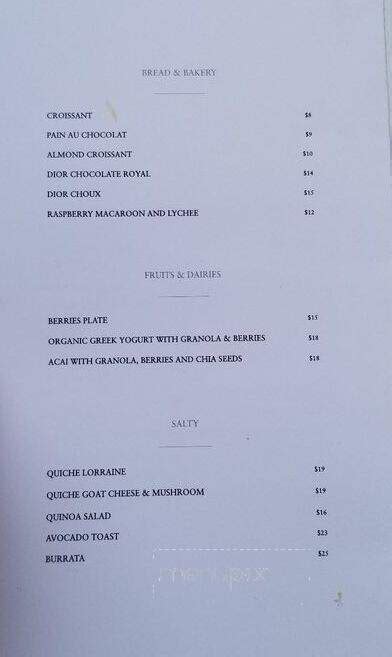 dior stores in florida|dior cafe miami menu prices.